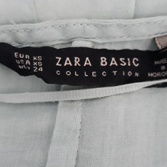 ZARA basic collection long sleeves ruffled top XS - Picture 10 of 10